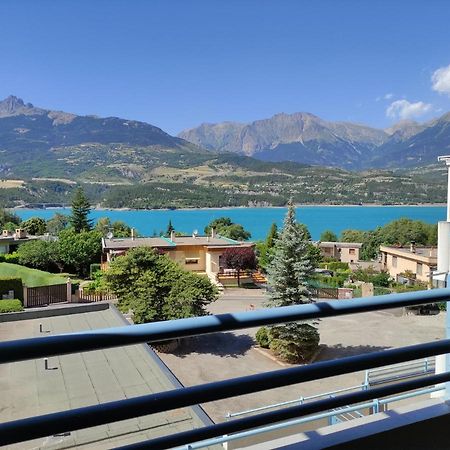 Studio Vue Sur Lac Et Montagne Savines Exterior foto