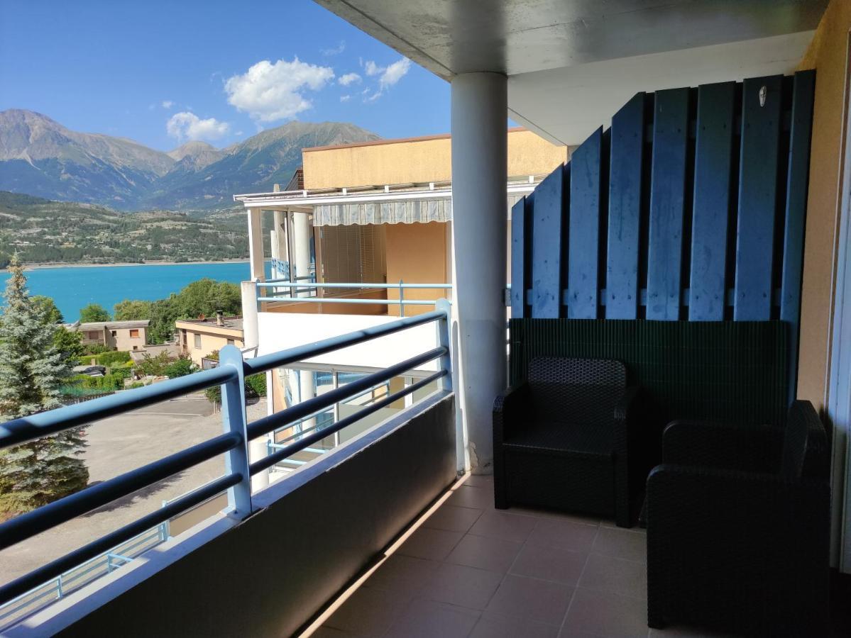 Studio Vue Sur Lac Et Montagne Savines Exterior foto